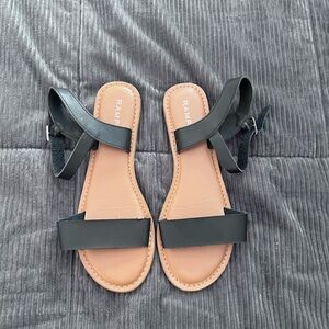 Rampage Black Sandals